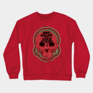 Lizard skull Red Crewneck Sweatshirt